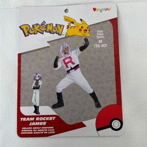 Anime Pokemon Cosplay Team Rocket James Costume Pokemon Full Set Size Medium